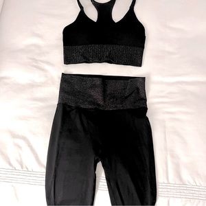 SAVVI FIT Athletic wear Top and Leggings Sz Sm